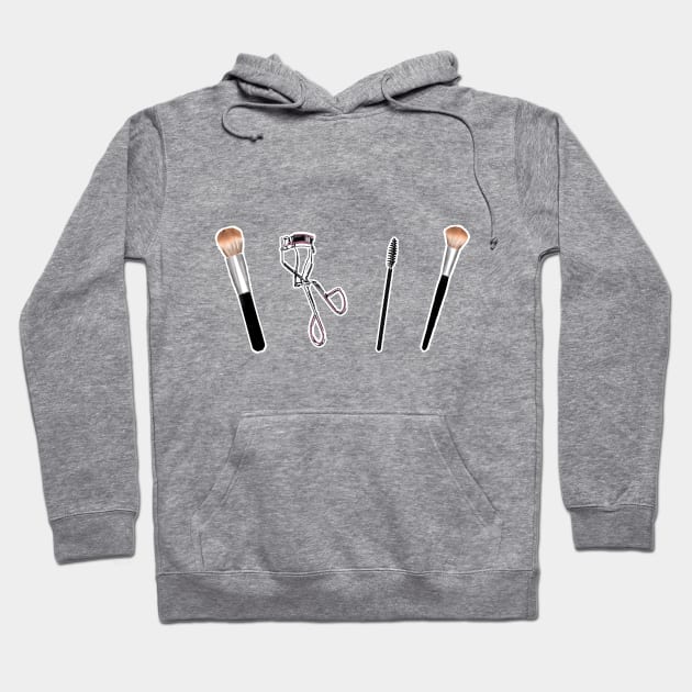 makeup stuff Hoodie by basiaradkowska